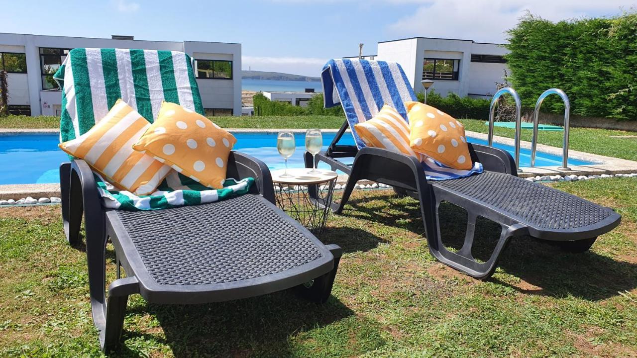 Modern 4 Double Bedroom Villa With Pool / Garden Valdoviño Exteriör bild